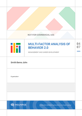 Multi-Factor Analysis of Behavior 2.0 – Management and Career Development