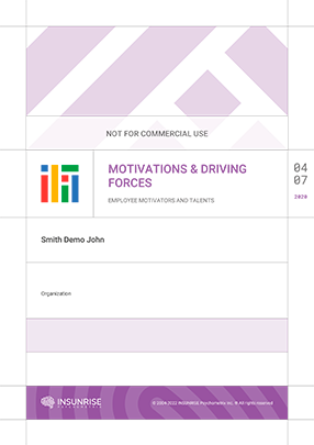 Motivations & Driving Forces - Employee motivators and talents