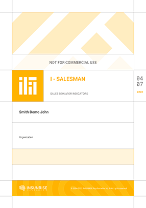 I - Salesman - Sales behavior indicators