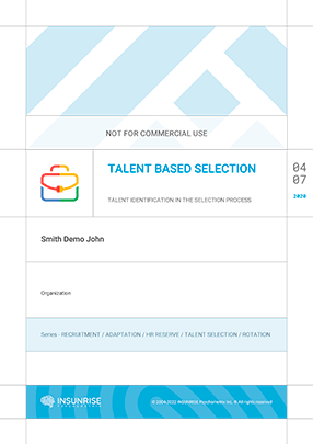 Talent Based Selection - TBS – Talent identification in the selection process